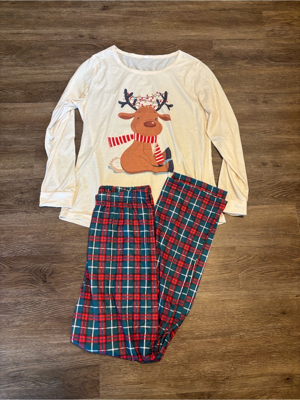 women’s christmas pajama set